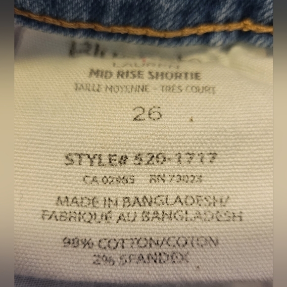 Bluenotes Distressed Jean Shorts - Picture 5 of 5